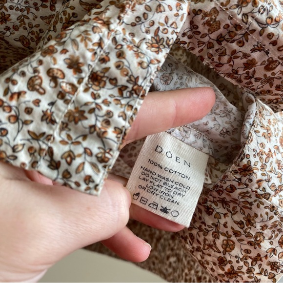 DÔEN Meadow Dress in Sienna Champignon Floral - Picture 14 of 15